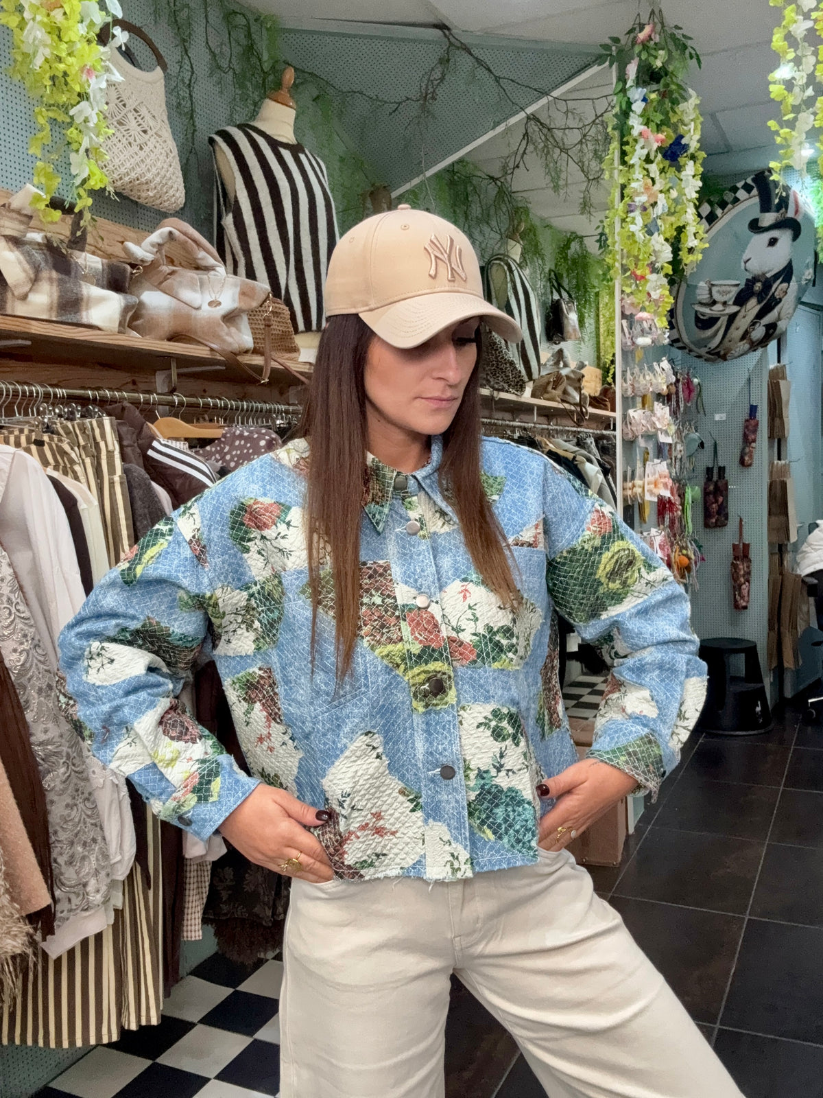Veste Chemise À Empiècements Imprimés
