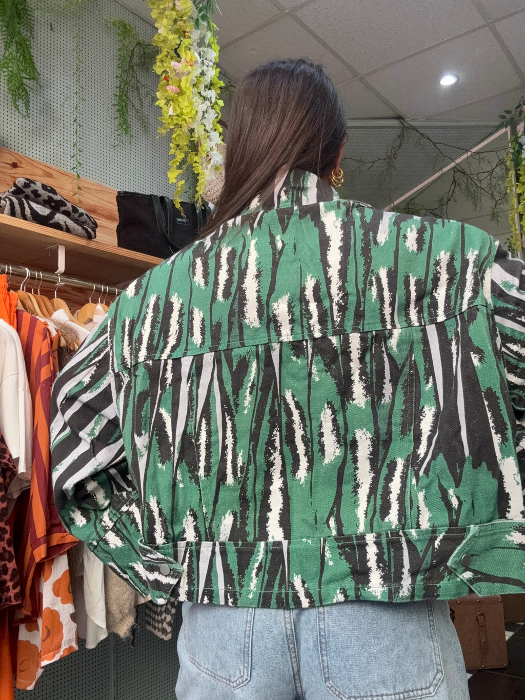 Veste En Jeans Épaulettes