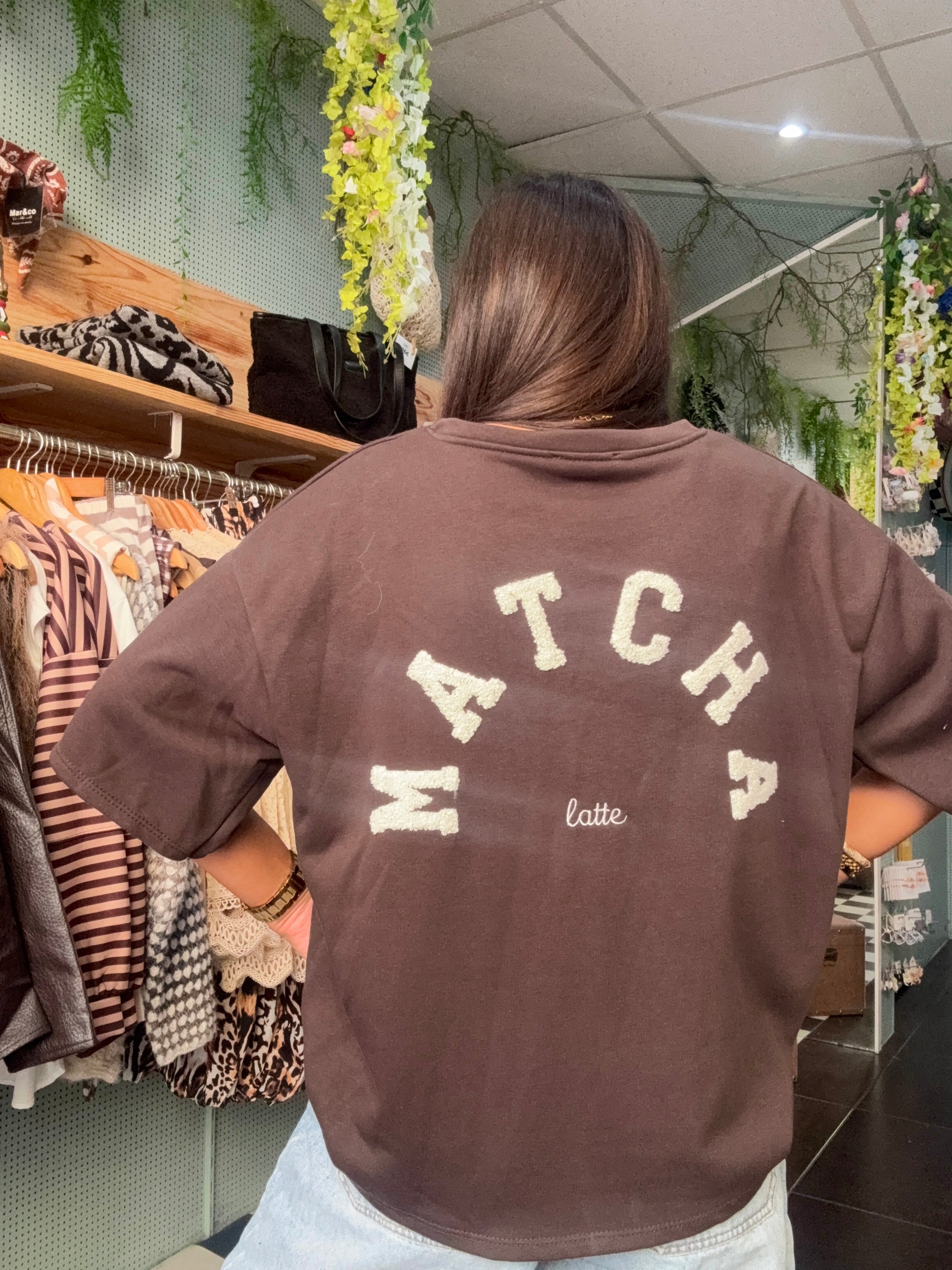 Sweat-shirt Matcha Oversize