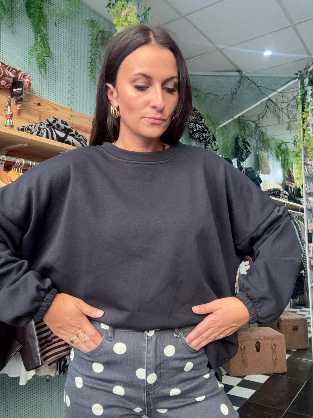 Sweat À Manches Longues Matcha