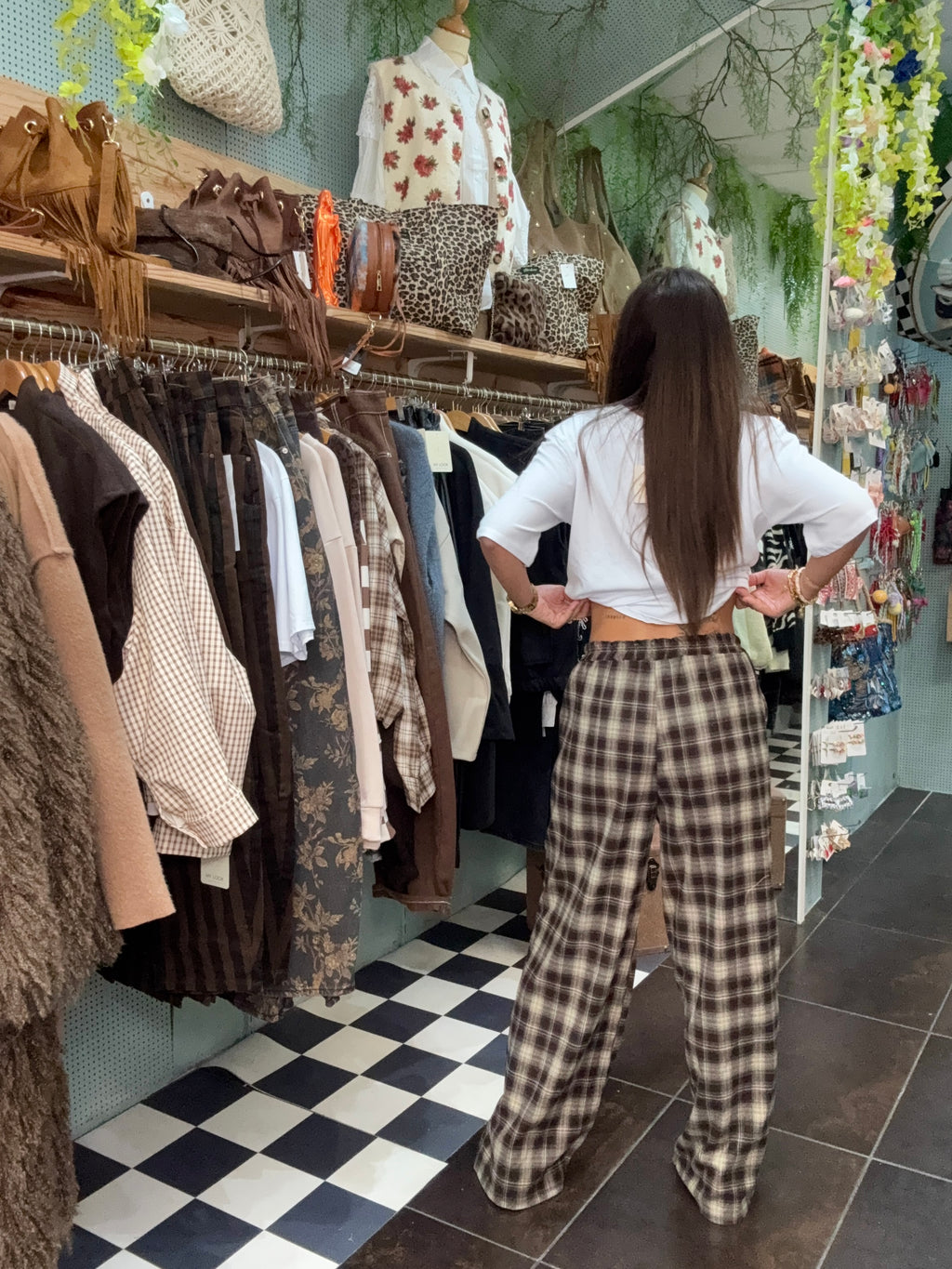 Pantalons Carreaux