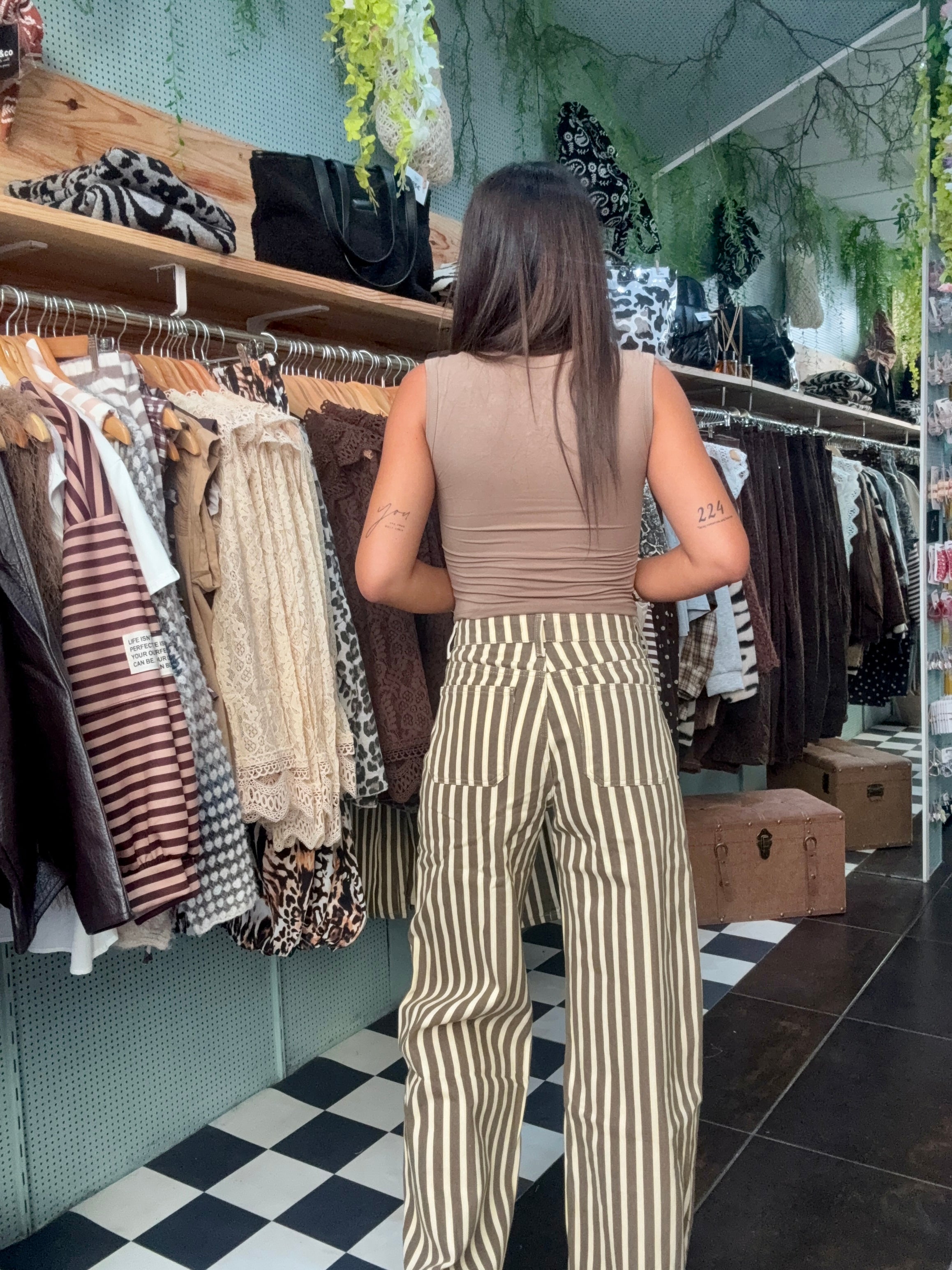 Pantalon Large Denim