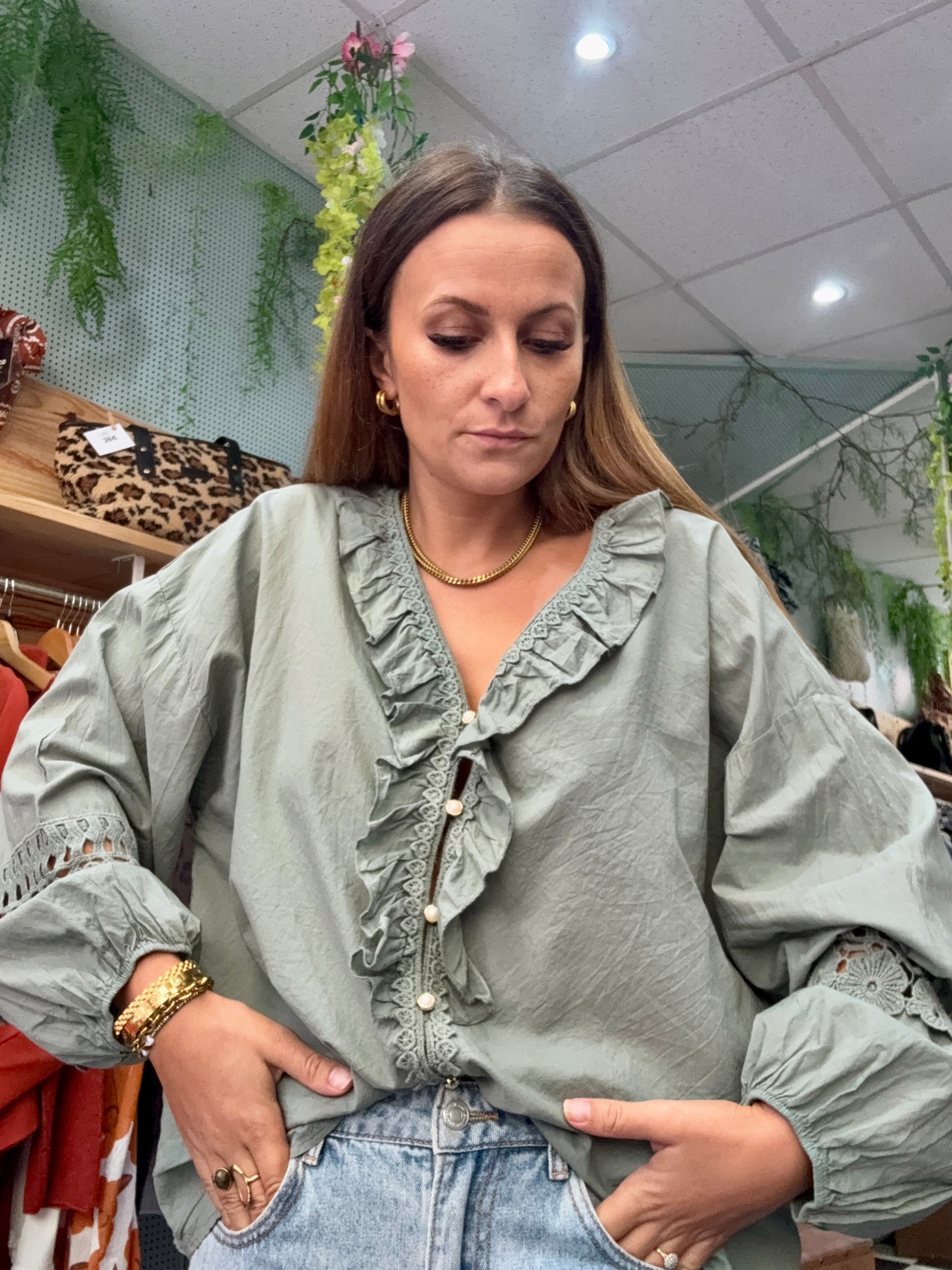 Chemise Volant