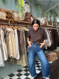Jeans Larges Femme