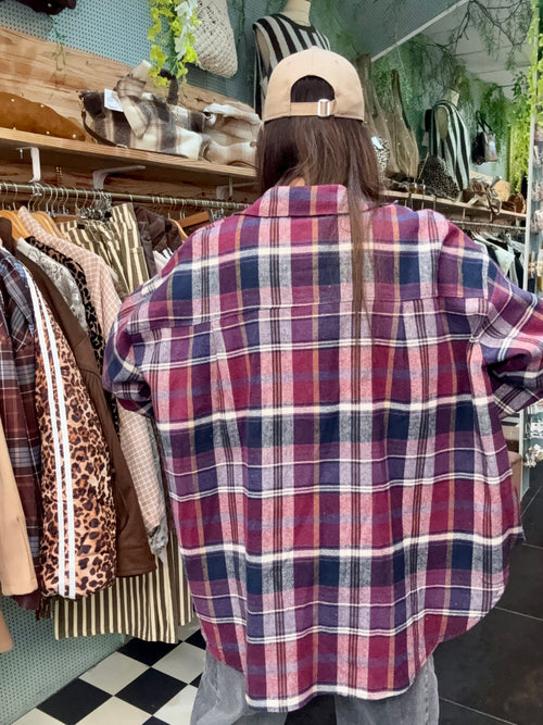 Chemise à carreaux