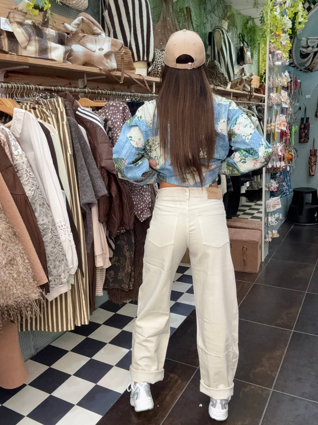 jean balloon denim stretch
