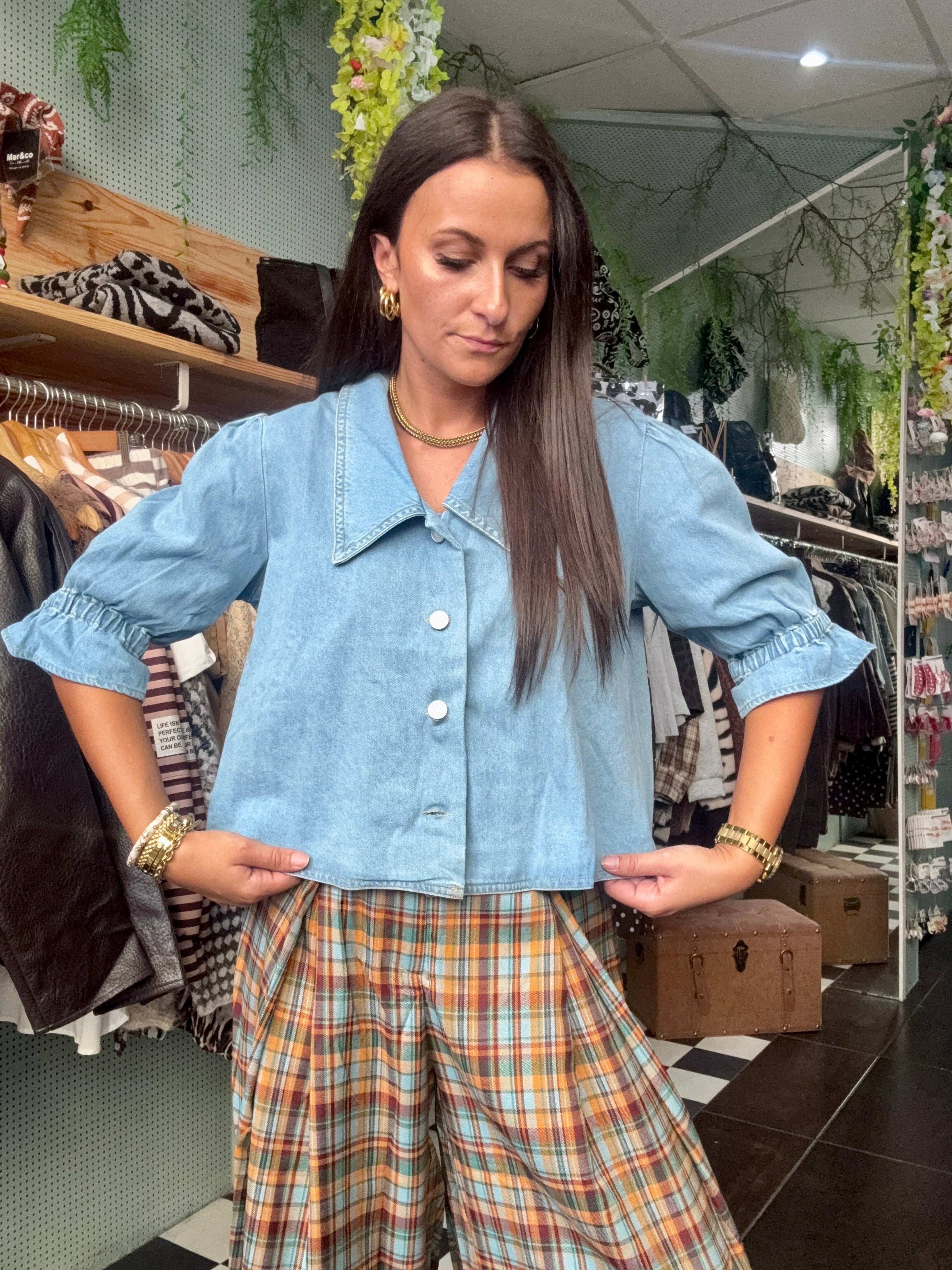 Veste Courte En Denim