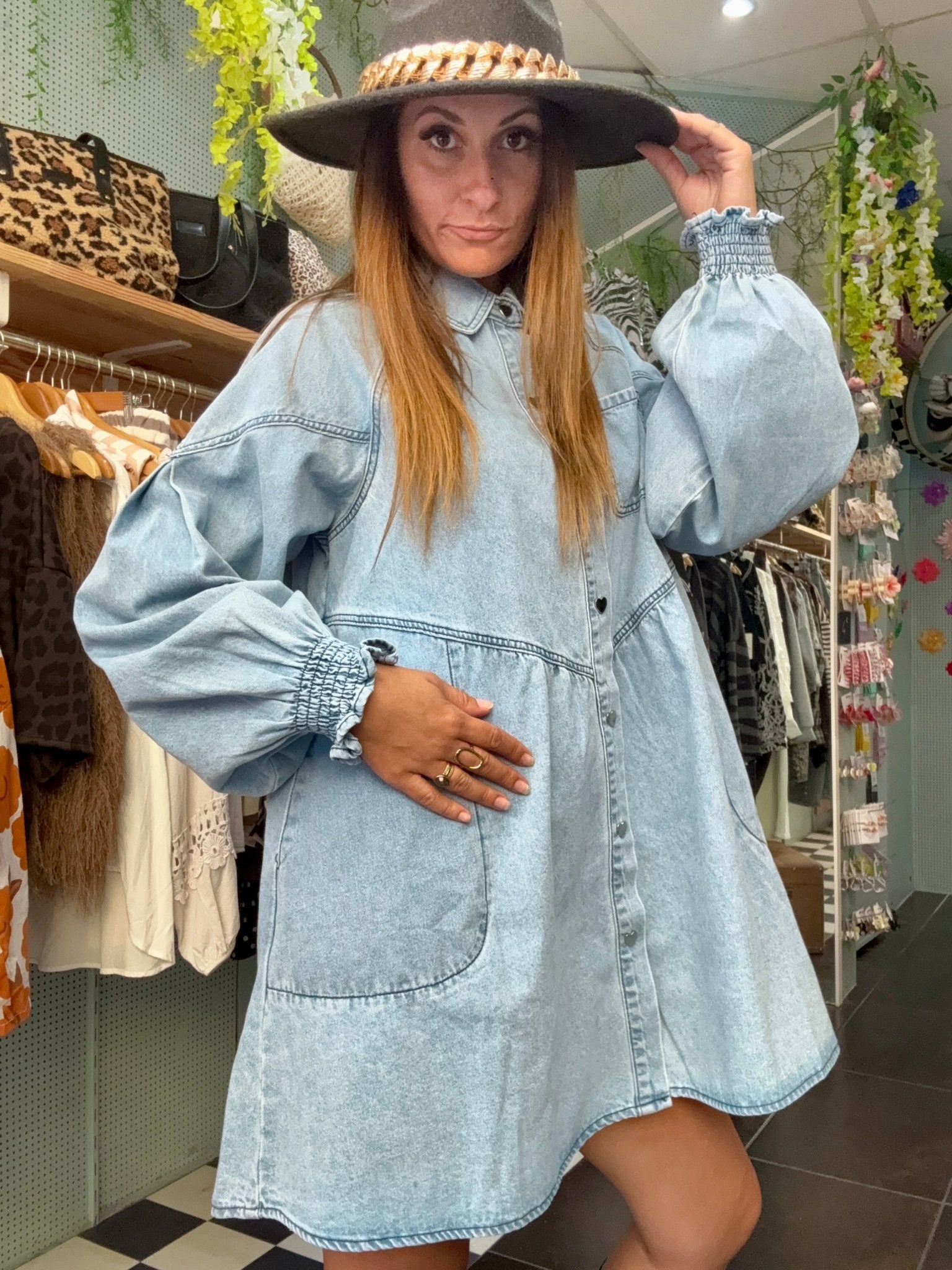 Robe En Jeans - Aura Divine